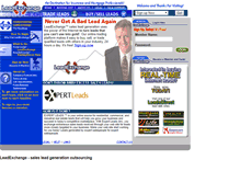 Tablet Screenshot of leadexchange.com